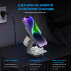 MagCharge™ 3-in-1 Magnetic Wireless Charging Station