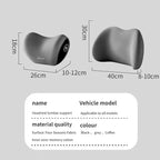 Memory Foam Neck & Lumbar Support Cushion