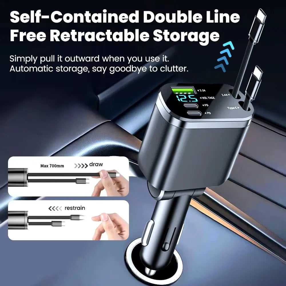 PowerDrive™ 5-in-1 Car Charger