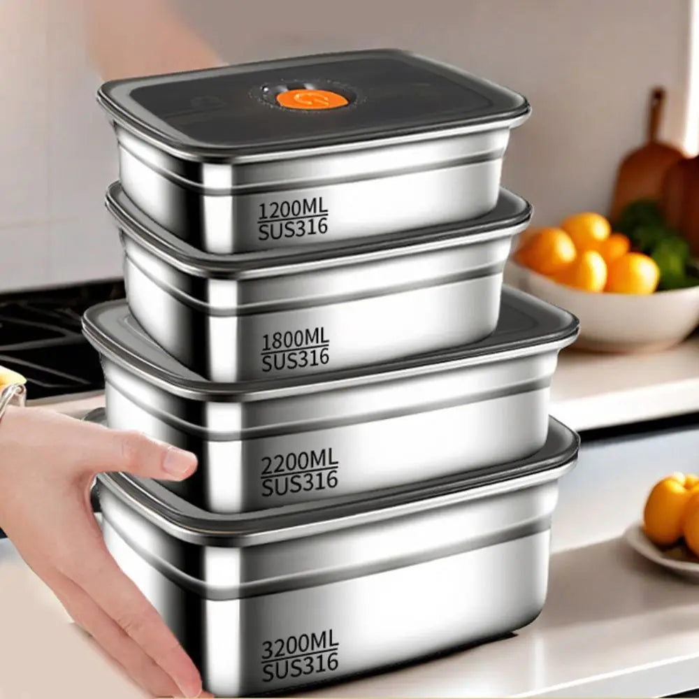 Stainless Steel Leakproof Food Storage Box