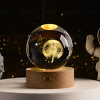 3D Crystal Ball Night Lamp