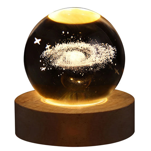 3D Crystal Ball Night Lamp