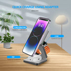 MagCharge™ 3-in-1 Magnetic Wireless Charging Station