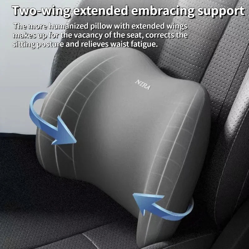 Memory Foam Neck & Lumbar Support Cushion