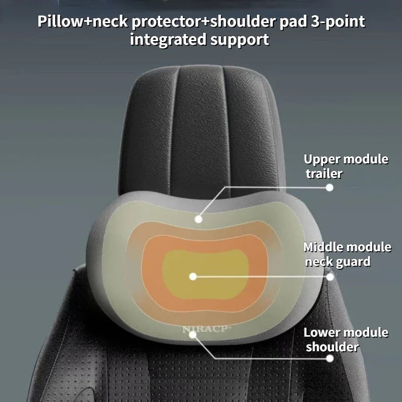 Memory Foam Neck & Lumbar Support Cushion
