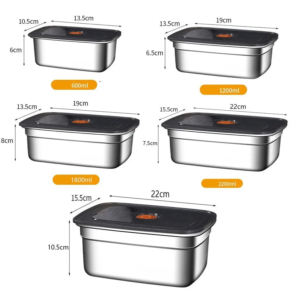 Stainless Steel Leakproof Food Storage Box