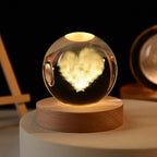 3D Crystal Ball Night Lamp