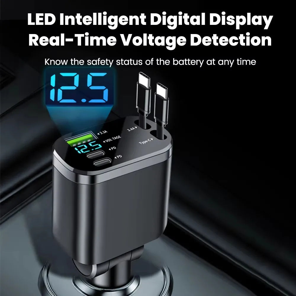PowerDrive™ 5-in-1 Car Charger