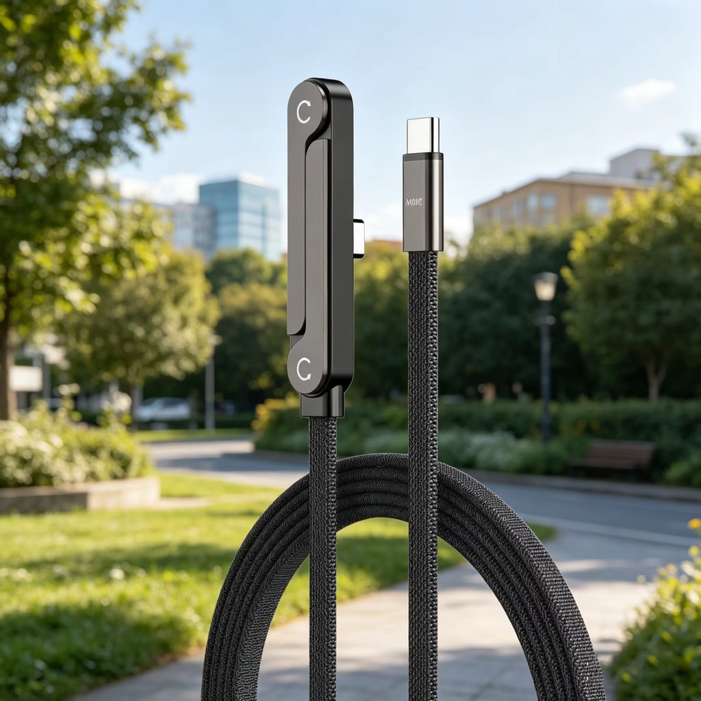 FoldStand™ USB-C Charging Cable & Phone Stand